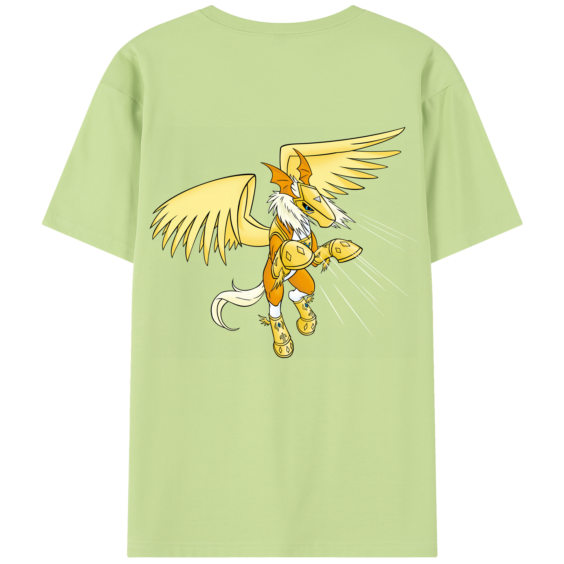 （画像用） Digimon デジタルモンスター/デジモン 綿100％半袖Tシャツ（背面プリント）